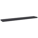 vidaXL 4 db szürke forgácslap könyvespolc 60 x 10 x 1,5 cm