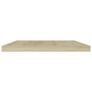 vidaXL 4 db sonoma-tölgy színű forgácslap könyvespolc 60 x 10 x 1,5 cm