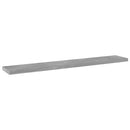 vidaXL 4 db betonszürke szerelt fa könyvespolc 60 x 10 x 1,5 cm