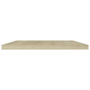 vidaXL 4 db sonoma-tölgy színű forgácslap könyvespolc 60 x 20 x 1,5 cm