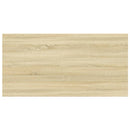 vidaXL 4 db sonoma-tölgy színű forgácslap könyvespolc 60 x 30 x 1,5 cm