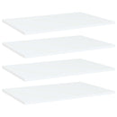 vidaXL 4 db fehér szerelt fa könyvespolc 60 x 40 x 1,5 cm