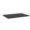 vidaXL 8 db szürke forgácslap könyvespolc 60 x 40 x 1,5 cm