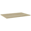 vidaXL 4 db sonoma tölgy színű szerelt fa könyvespolc 60 x 40 x 1,5 cm