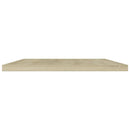 vidaXL 8 db sonoma-tölgy színű forgácslap könyvespolc 60 x 40 x 1,5 cm