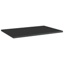 vidaXL 8 db magasfényű fekete forgácslap könyvespolc 60 x 40 x 1,5 cm