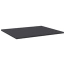 vidaXL 4 db szürke forgácslap könyvespolc 60 x 50 x 1,5 cm