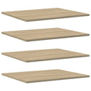 vidaXL 8 db sonoma-tölgy színű forgácslap könyvespolc 60 x 50 x 1,5 cm