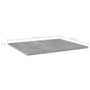 vidaXL 8 db betonszürke forgácslap könyvespolc 60 x 50 x 1,5 cm