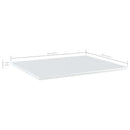vidaXL 8 db magasfényű fehér forgácslap könyvespolc 60 x 50 x 1,5 cm