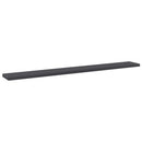 vidaXL 8 db szürke forgácslap könyvespolc 80 x 10 x 1,5 cm