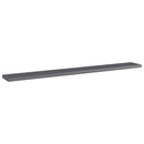vidaXL 8 db magasfényű szürke forgácslap könyvespolc 80 x 10 x 1,5 cm