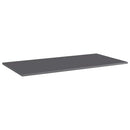 vidaXL 4 db magasfényű szürke forgácslap könyvespolc lap 80x20x1,5 cm