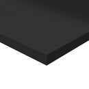 vidaXL 8 db magasfényű fekete forgácslap könyvespolc lap 80x30x1,5 cm