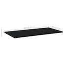 vidaXL 8 db fekete forgácslap könyvespolc lap 80 x 40 x 1,5 cm