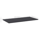 vidaXL 8 db szürke forgácslap könyvespolc lap 80 x 40 x 1,5 cm
