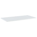 vidaXL 8 db magasfényű fehér forgácslap könyvespolc lap 80x40x1,5 cm