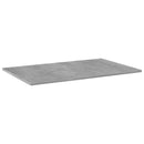 vidaXL 4 db betonszürke szerelt fa könyvespolc lap 80 x 50 x 1,5 cm