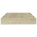 vidaXL 4 db sonoma-tölgy színű forgácslap könyvespolc 100 x 10 x 1,5 cm