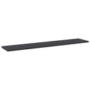 vidaXL 4 db szürke forgácslap könyvespolc 100 x 20 x 1,5 cm