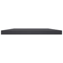 vidaXL 4 db szürke forgácslap könyvespolc 100 x 20 x 1,5 cm