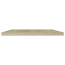 vidaXL 4 db sonoma-tölgy színű forgácslap könyvespolc 100x20x1,5 cm