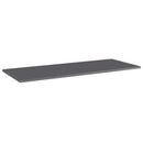vidaXL 4 db magasfényű szürke forgácslap könyvespolc 100 x 40 x 1,5 cm