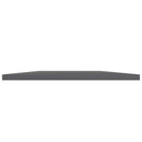 vidaXL 4 db magasfényű szürke forgácslap könyvespolc 100 x 40 x 1,5 cm