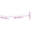 vidaXL 4 db betonszürke szerelt fa könyvespolc 100 x 50 x 1,5 cm