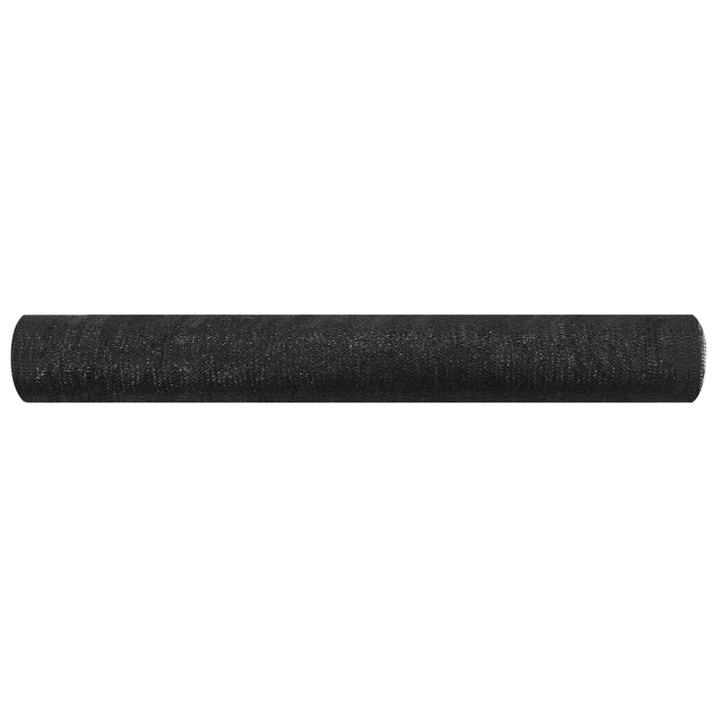 vidaXL fekete HDPE belátásgátló háló 2 x 25 m 75 g/m²