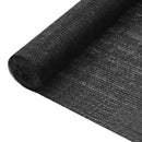 vidaXL fekete HDPE belátásgátló háló 2 x 50 m 75 g/m²