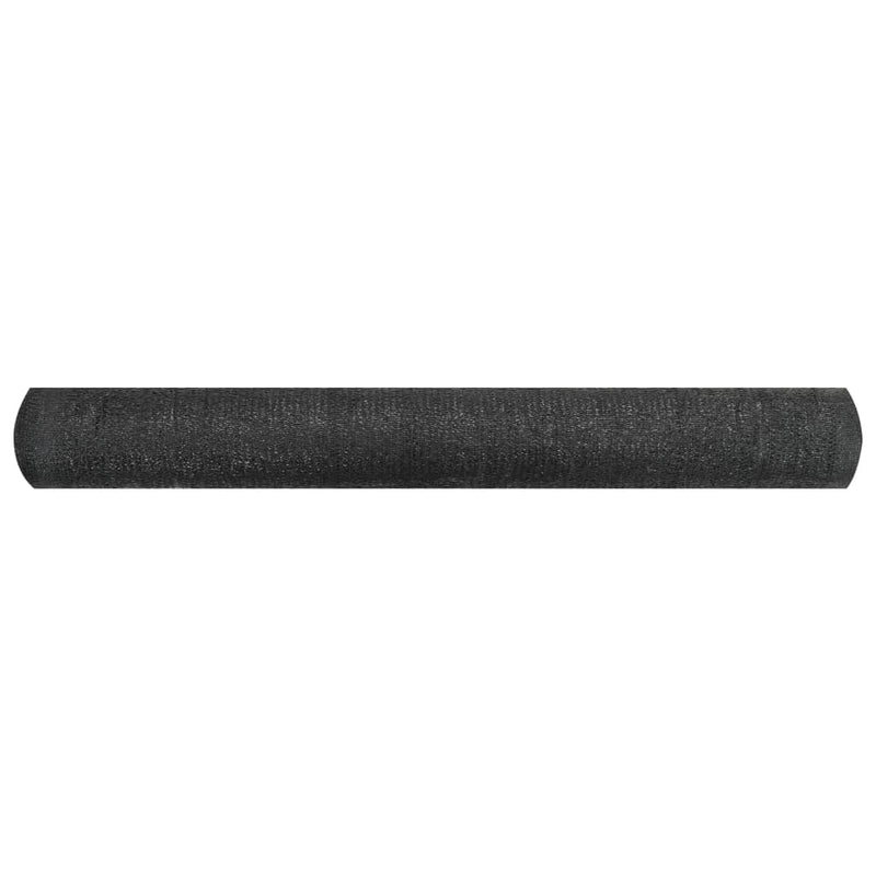 vidaXL fekete HDPE belátásgátló háló 1,5 x 50 m 150 g/m²