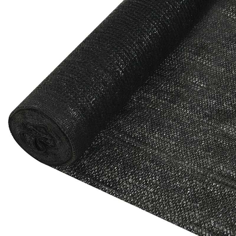 vidaXL fekete HDPE belátásgátló háló 1,8 x 10 m 150 g/m²