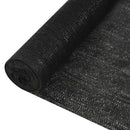 vidaXL fekete HDPE belátásgátló háló 1,8 x 50 m 195 g/m²