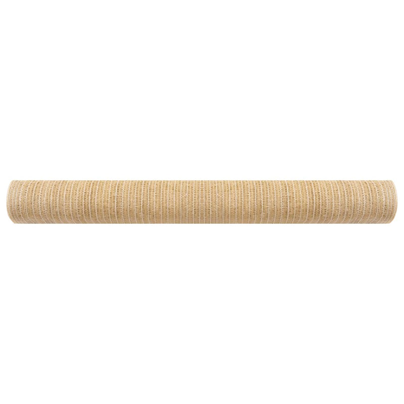 vidaXL bézs HDPE belátásgátló háló 1 x 50 m 150 g/m²