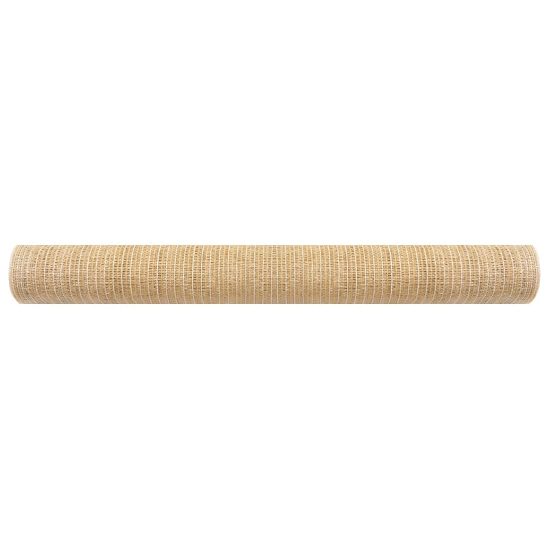vidaXL bézs HDPE belátásgátló háló 2 x 10 m 150 g/m²