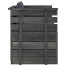 vidaXL fenyőfa kerti karosszék párnákkal