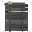 vidaXL fenyőfa kerti karosszék párnákkal