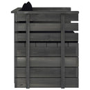 vidaXL fenyőfa kerti karosszék párnákkal