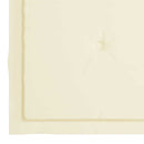 vidaXL 6 db tömör tíkfa kerti szék krémszínű párnákkal