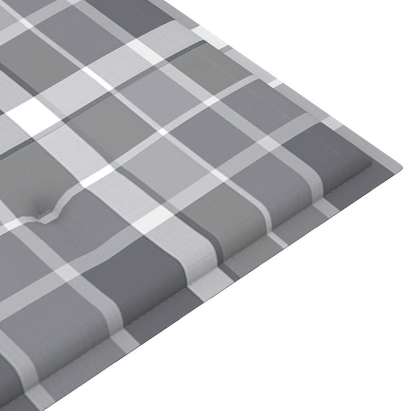 vidaXL tömör tíkfa rakásolható kerti pad párnával 128,5 cm