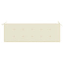 vidaXL tömör tíkfa rakásolható kerti pad párnával 159 cm