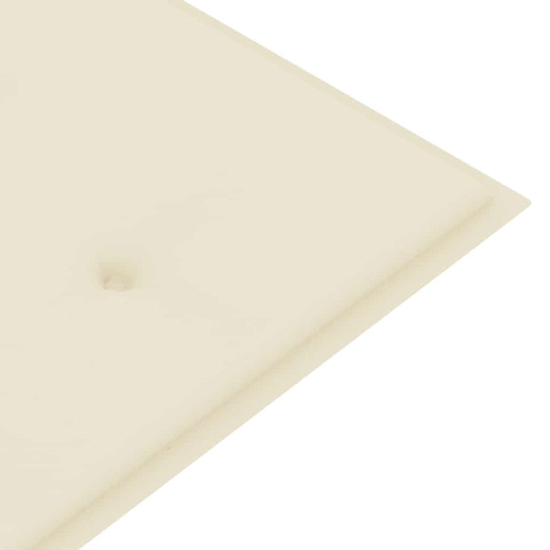 vidaXL tömör tíkfa rakásolható kerti pad párnával 159 cm