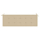 vidaXL tömör tíkfa rakásolható kerti pad párnával 159 cm