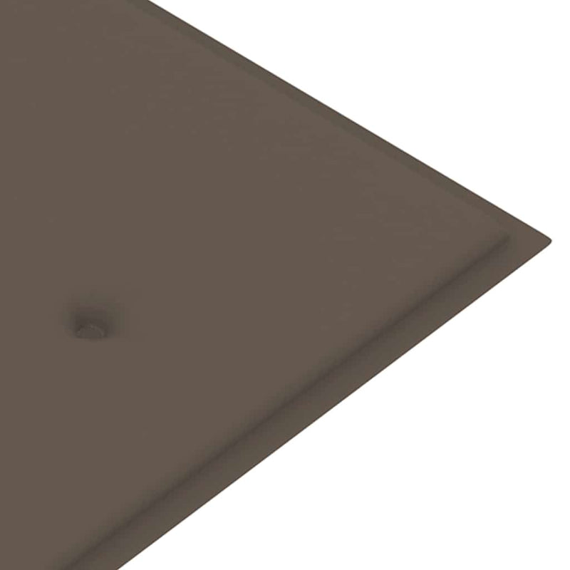 vidaXL tömör tíkfa rakásolható kerti pad párnával 159 cm