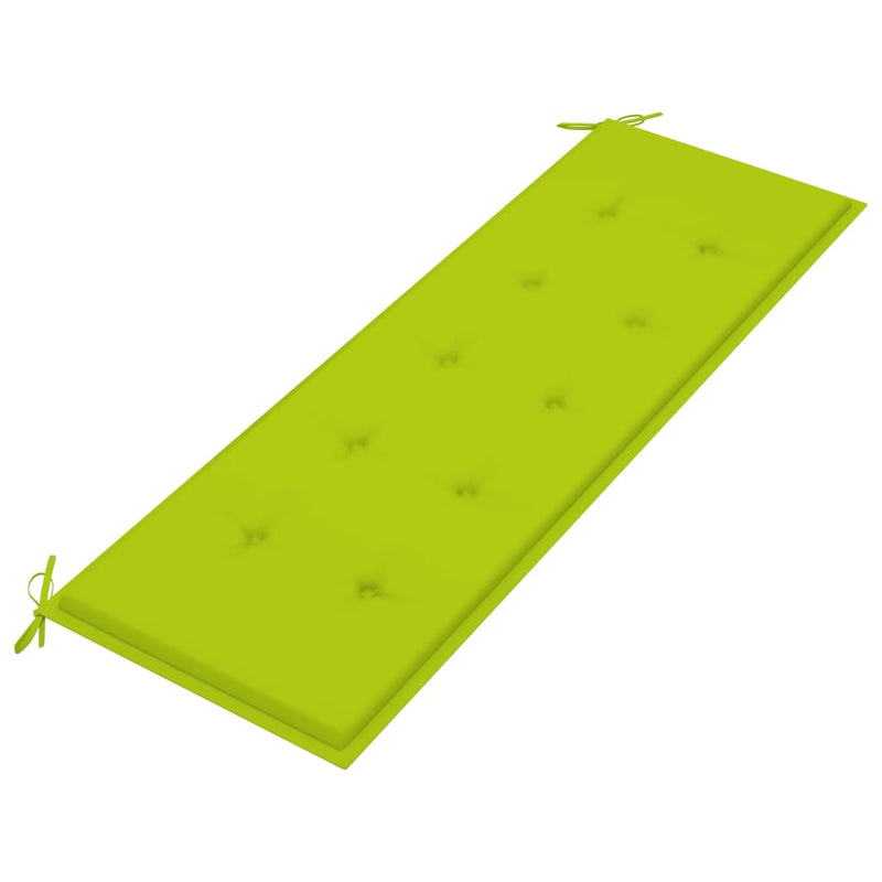 vidaXL tömör tíkfa rakásolható kerti pad párnával 159 cm