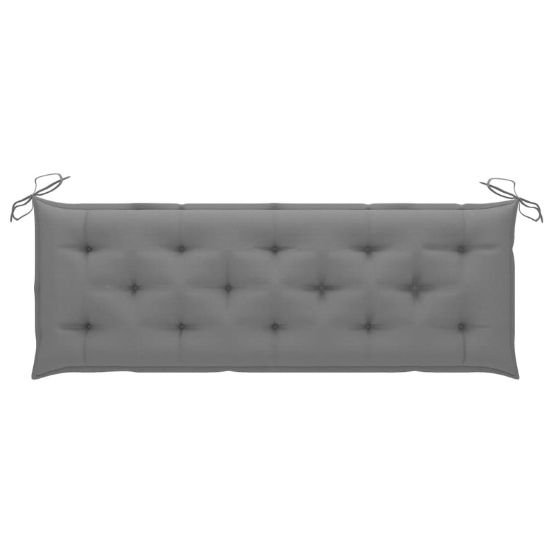 vidaXL tömör tíkfa rakásolható kerti pad párnával 159 cm