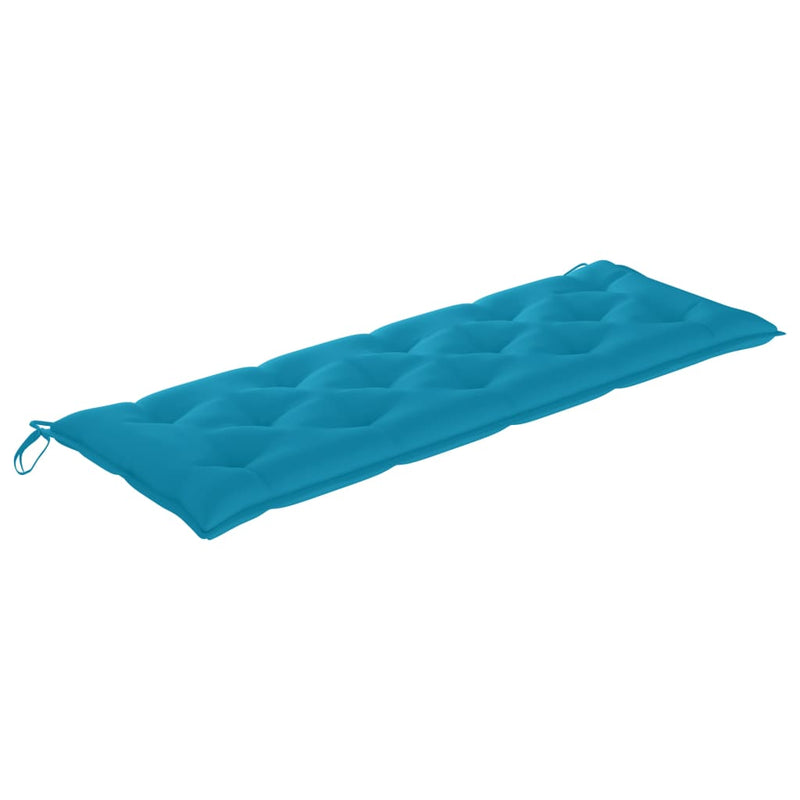 vidaXL tömör tíkfa rakásolható kerti pad párnával 159 cm