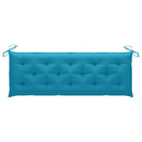 vidaXL tömör tíkfa rakásolható kerti pad párnával 159 cm