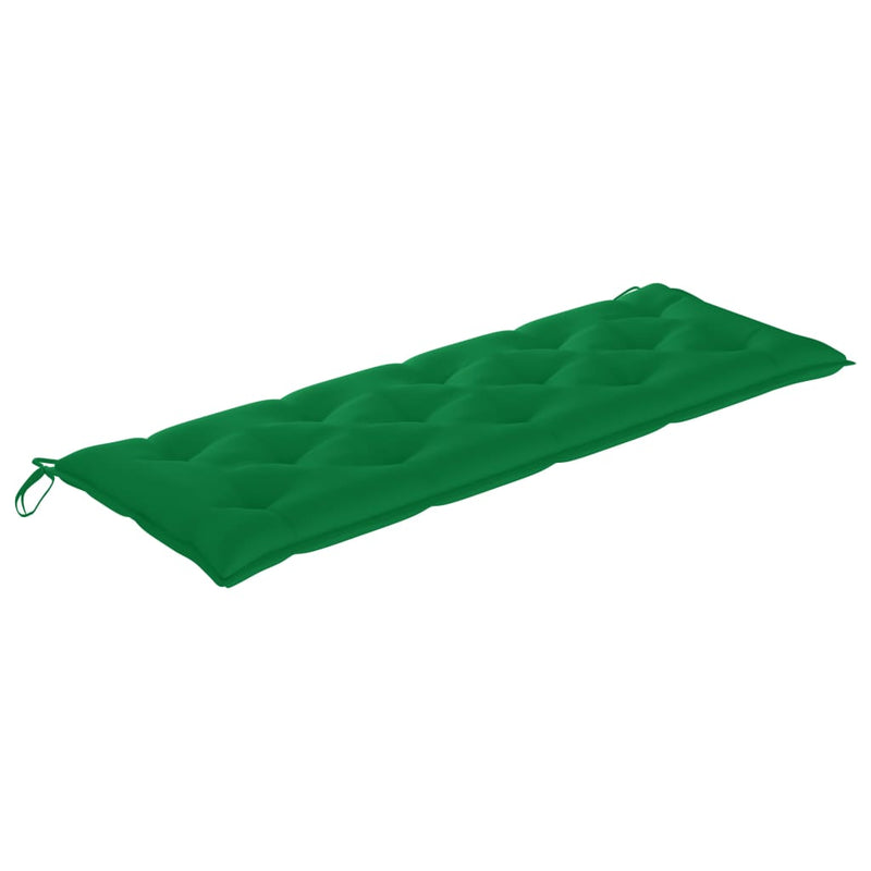 vidaXL tömör tíkfa rakásolható kerti pad párnával 159 cm